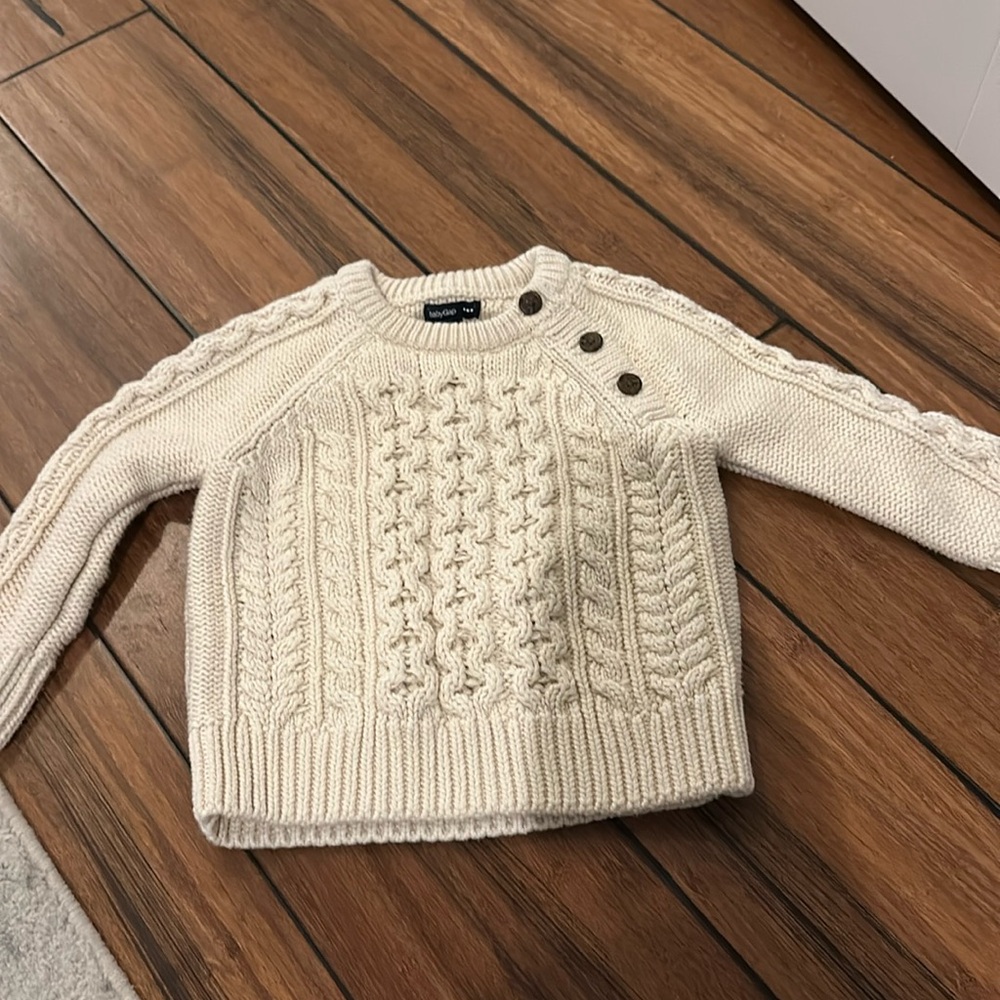 Baby gap cable sweater